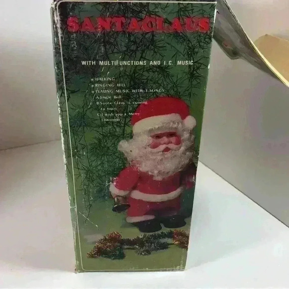 Vintage 10” Walking Santa Claus with original box - Picture 9 of 12